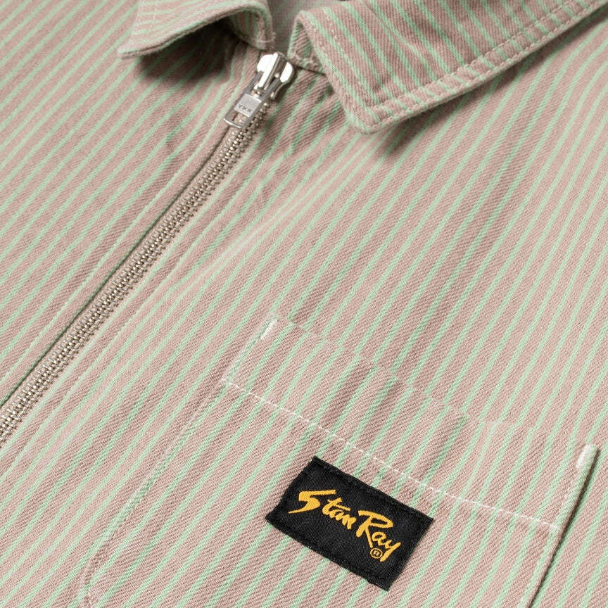 Stan Ray Quiet Green Hickory Zip Shirt