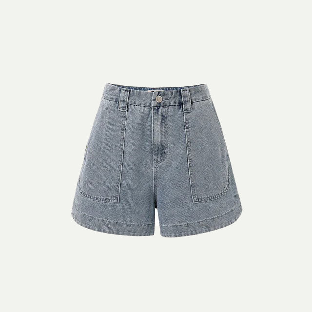 FRNCH Light Blue Pascalie Shorts