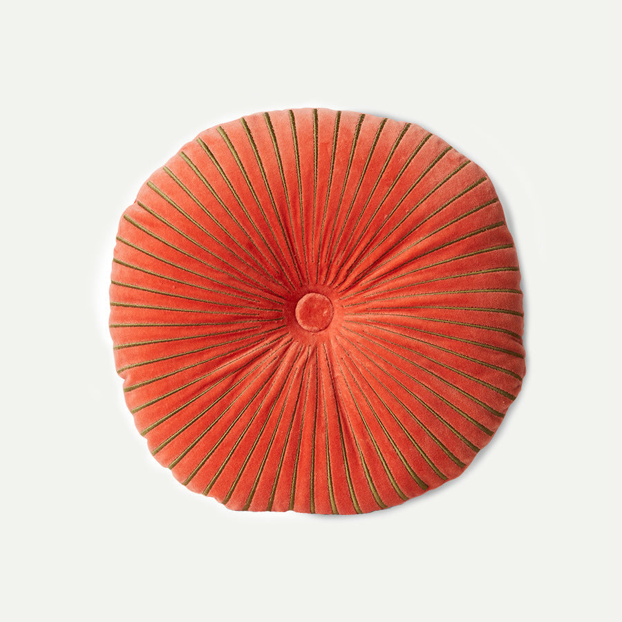 HKliving Sienna Round Ripple Cushion