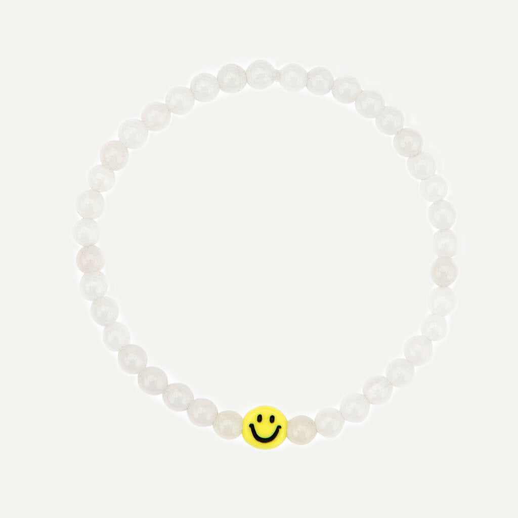 Peachy & Wild White Quartz Happy Days Bracelet