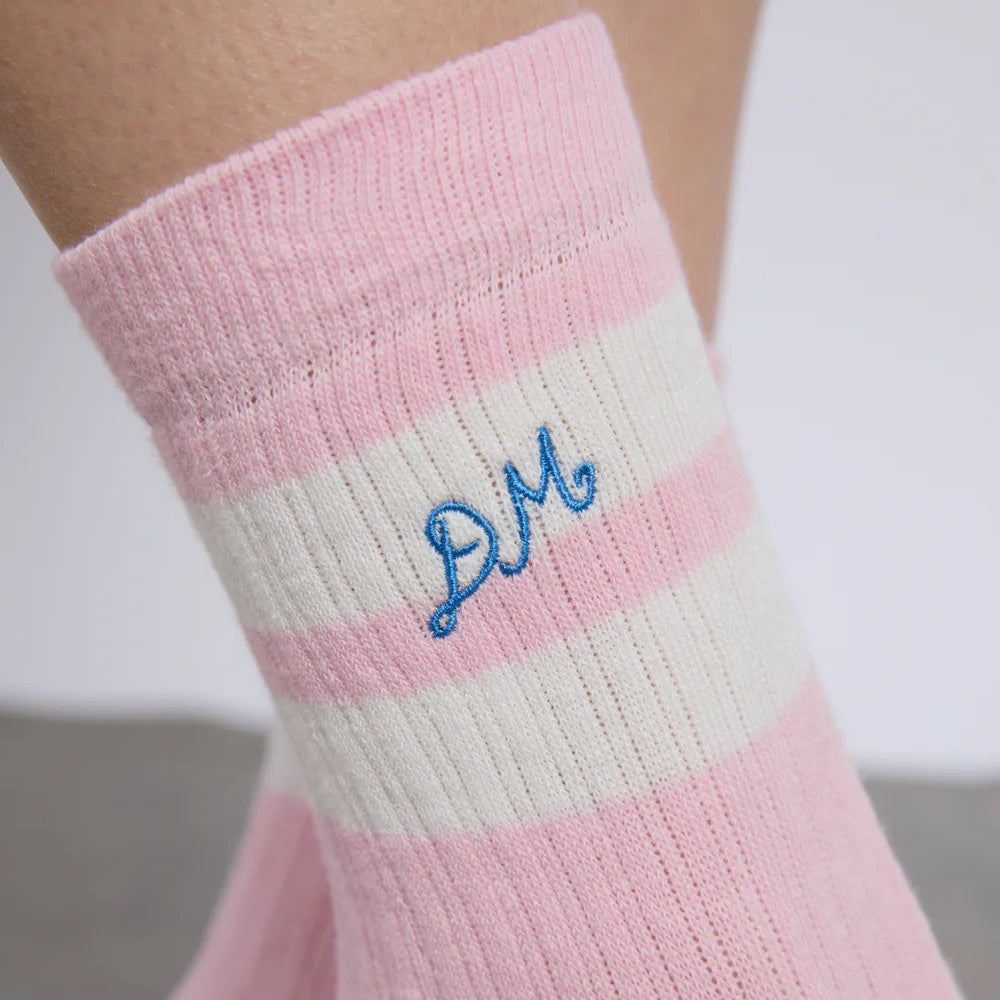 Damson Madder Pink Sporty Calf Length Socks