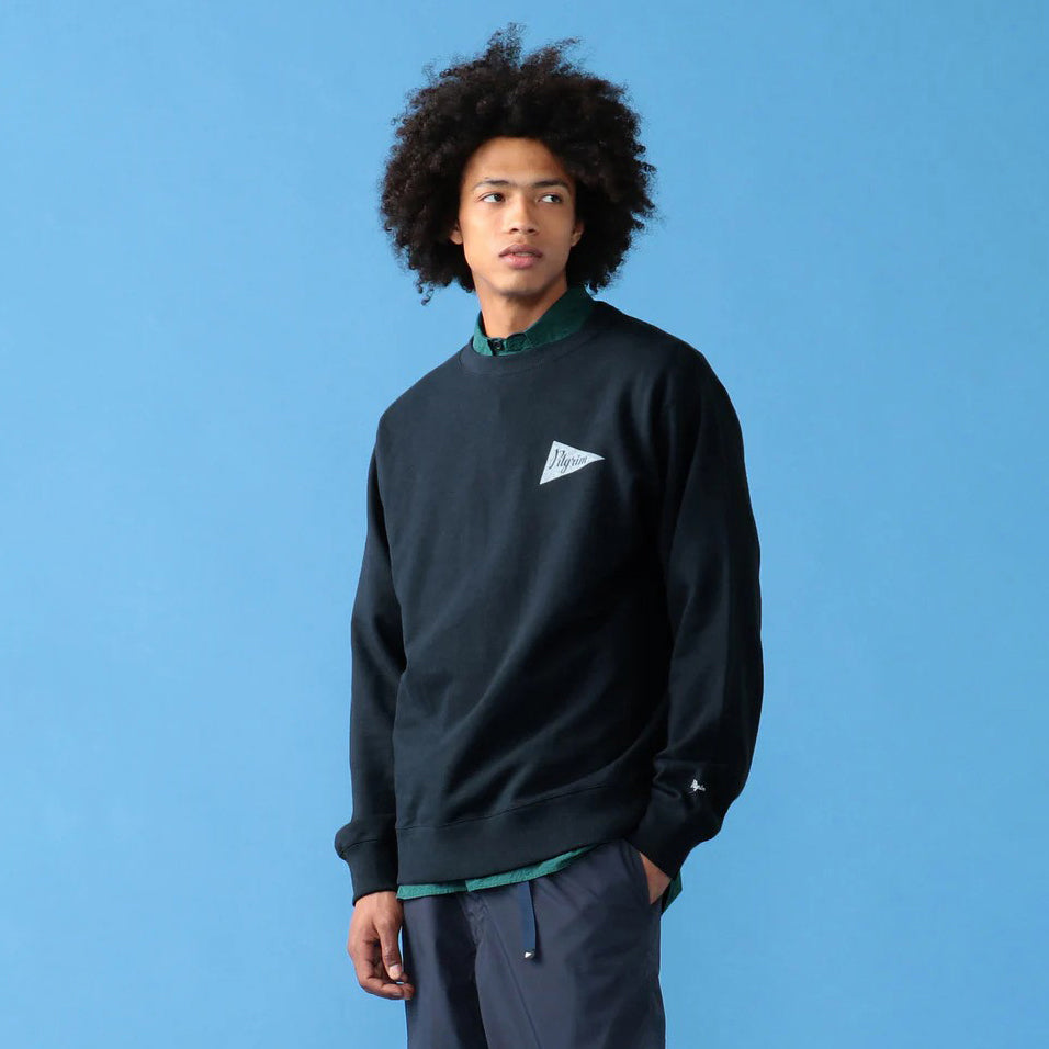 Pilgrim Surf Supply Dark Navy Pilgrim Team Crewneck Sweatshirt