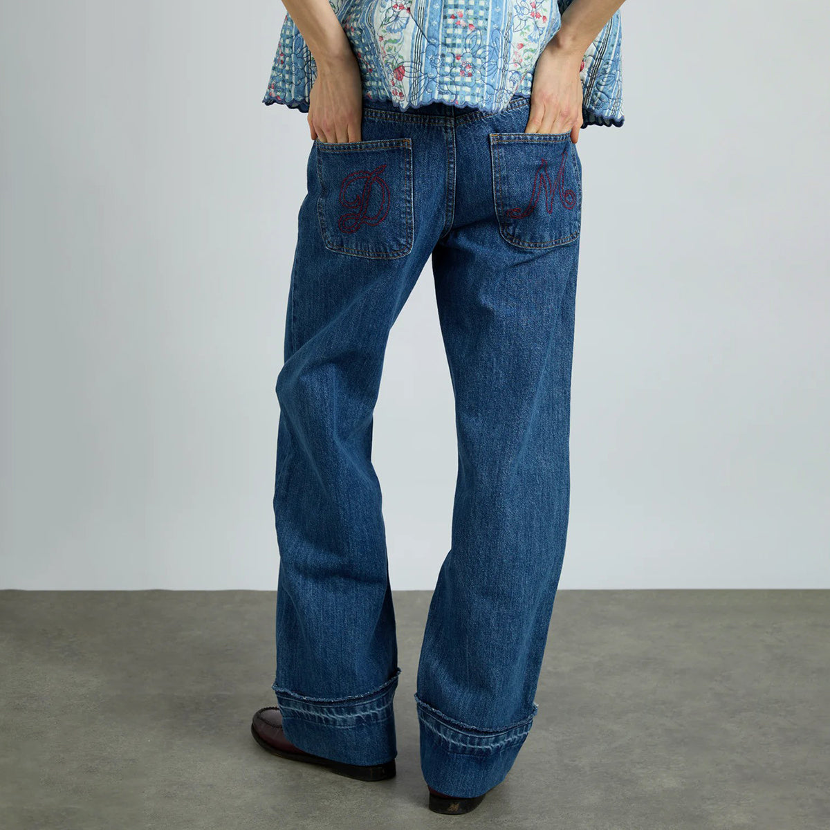 Damson Madder Huckleberry Wash Sylvie Jeans