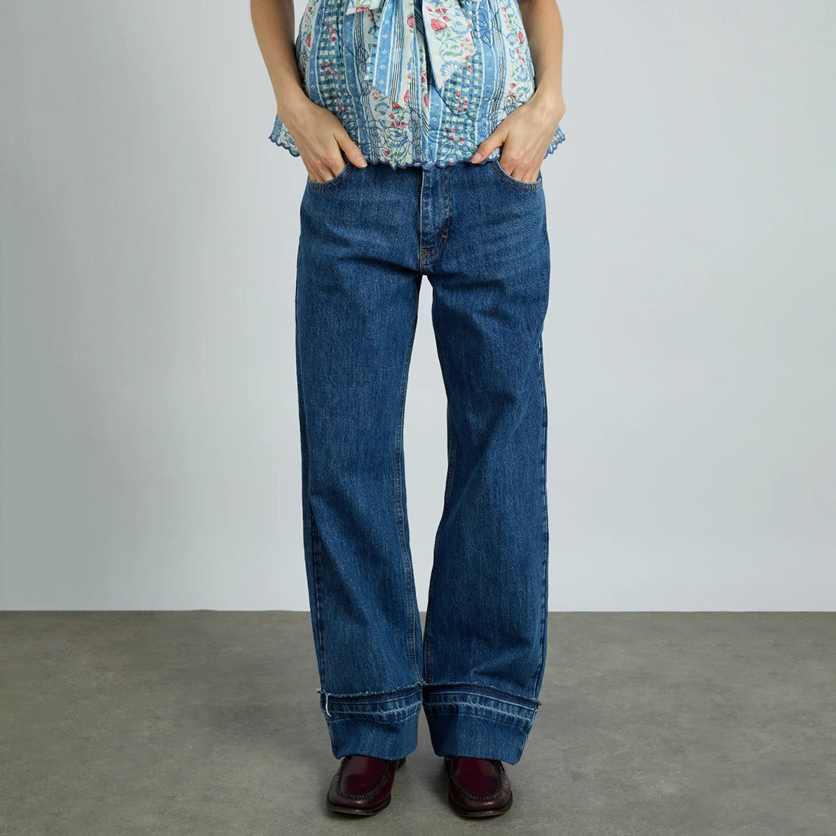 Damson Madder Huckleberry Wash Sylvie Jeans