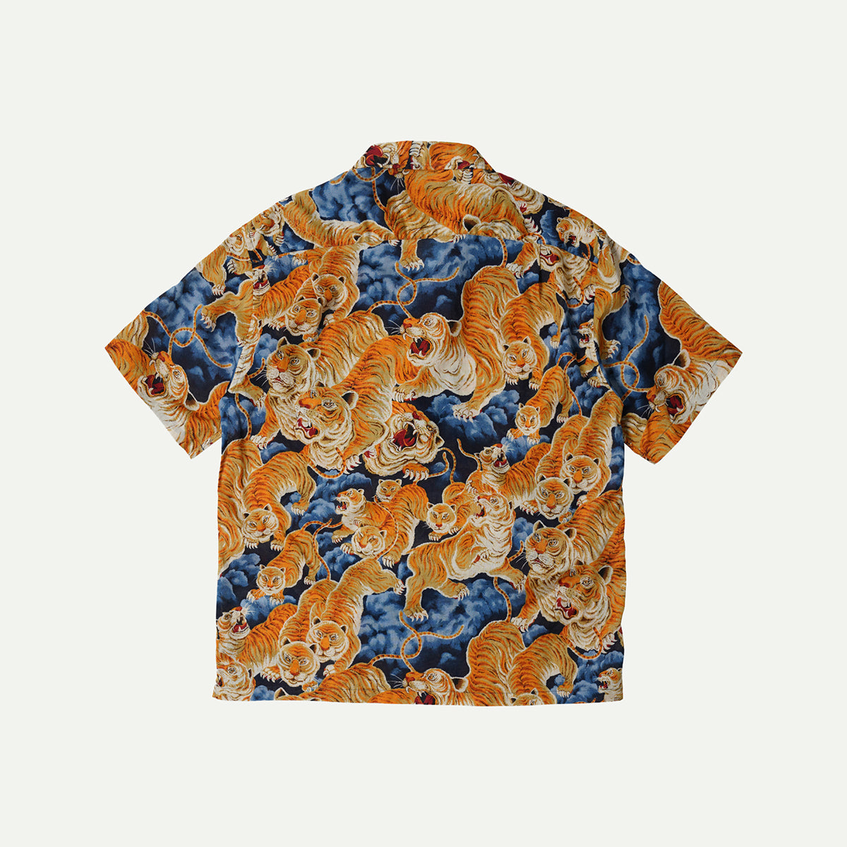 Frizmworks Navy Tiger Hawaiin Half Shirt