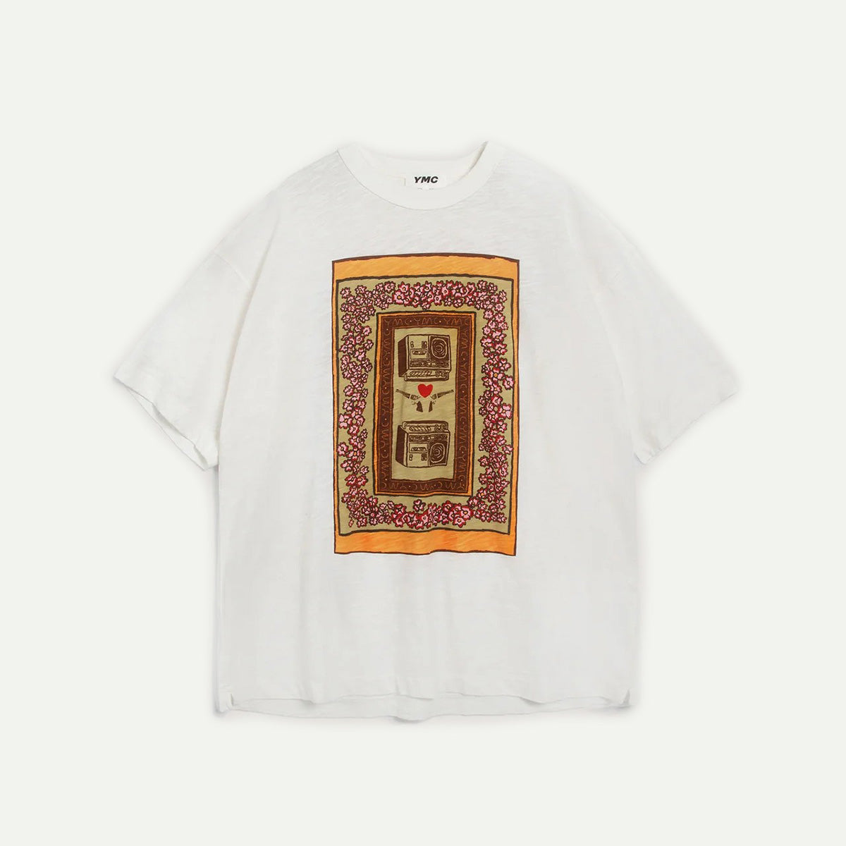 YMC White Triple Bandana T-Shirt