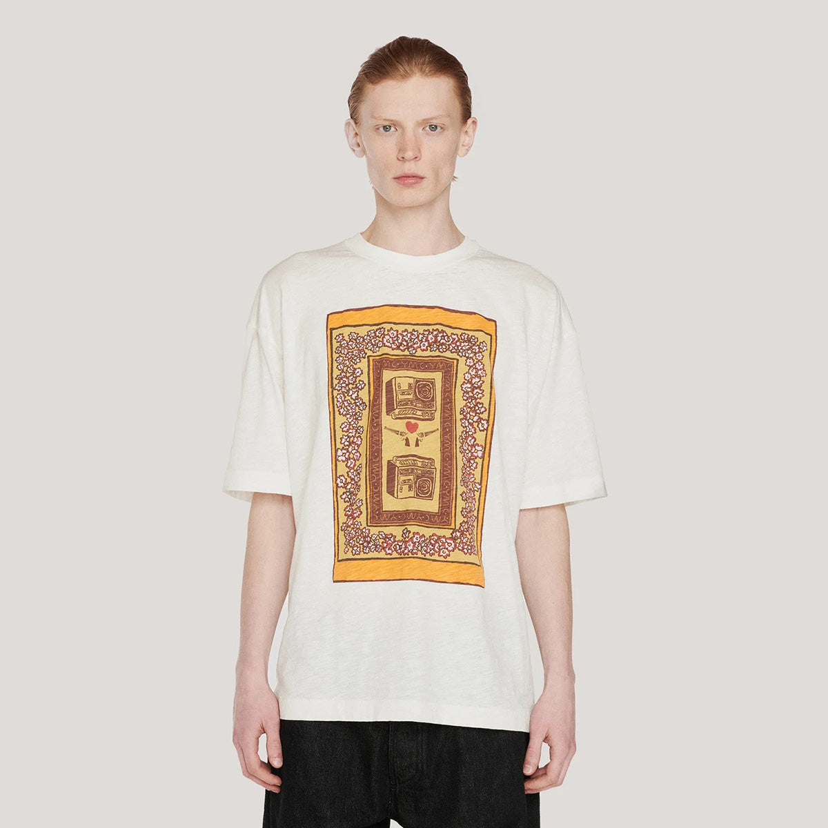 YMC White Triple Bandana T-Shirt