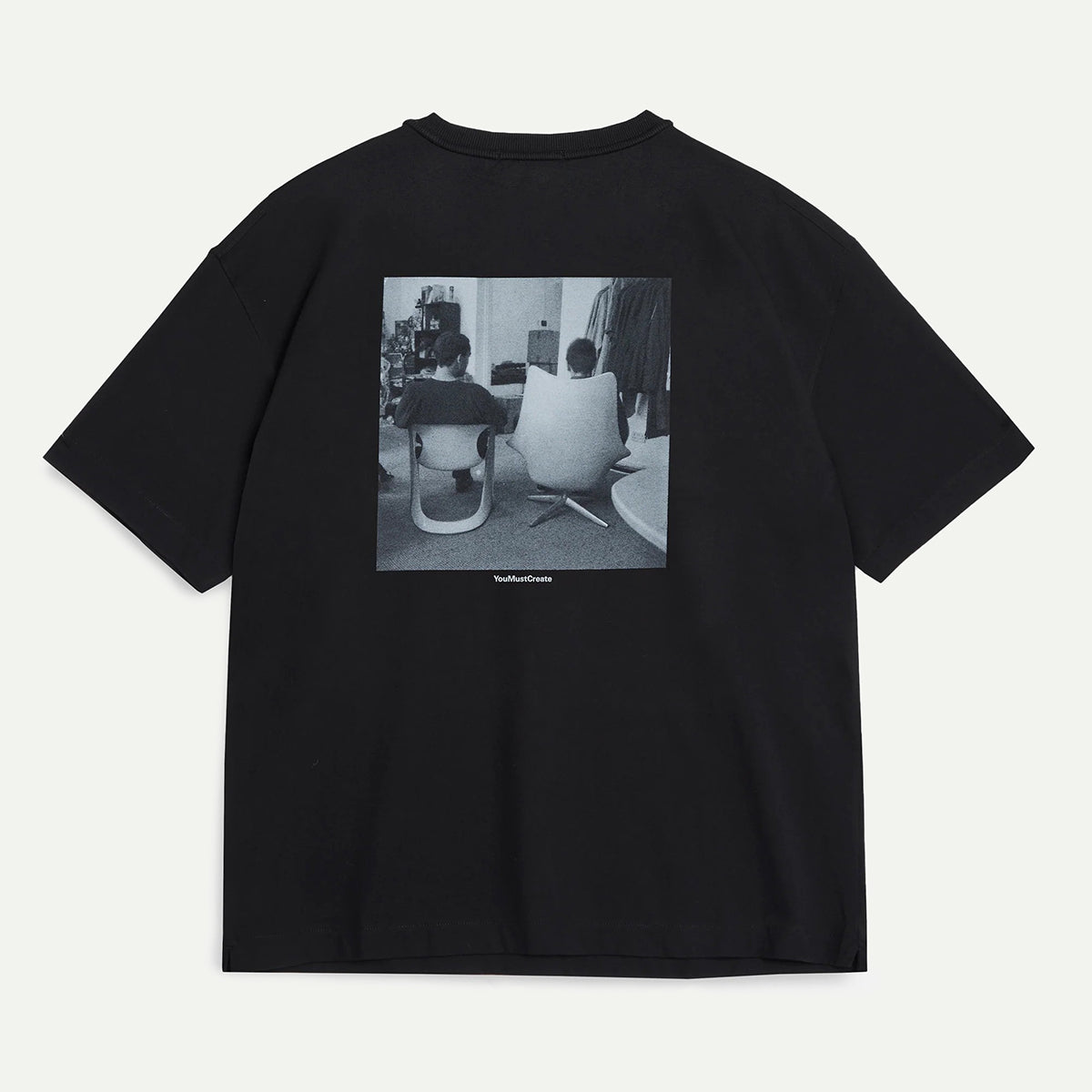 YMC Black JC FM Triple T-Shirt