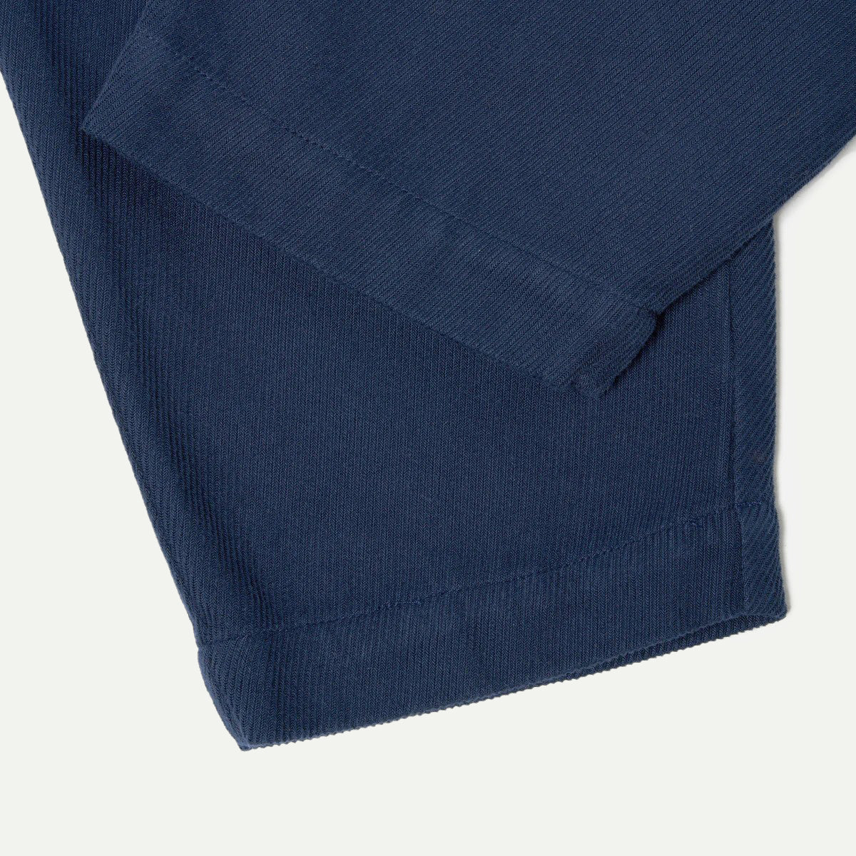 Universal Works Navy Super Twill Pleated Track Pant