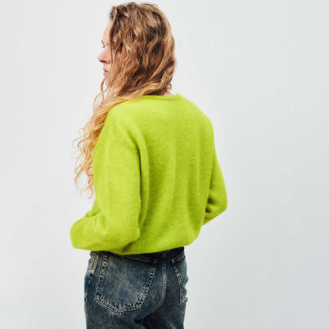 American Vintage Moss Melange Vitow Cardigan