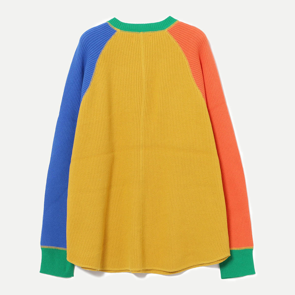 Beams Boy Multi G.14G Waffle Long Sleeve T-Shirt