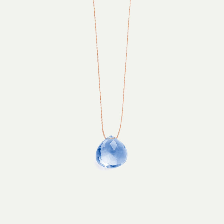 Wanderlust Life California Blue Quartz Fine Cord NecklaceWanderlust Life California Blue Quartz Fine Cord Necklace