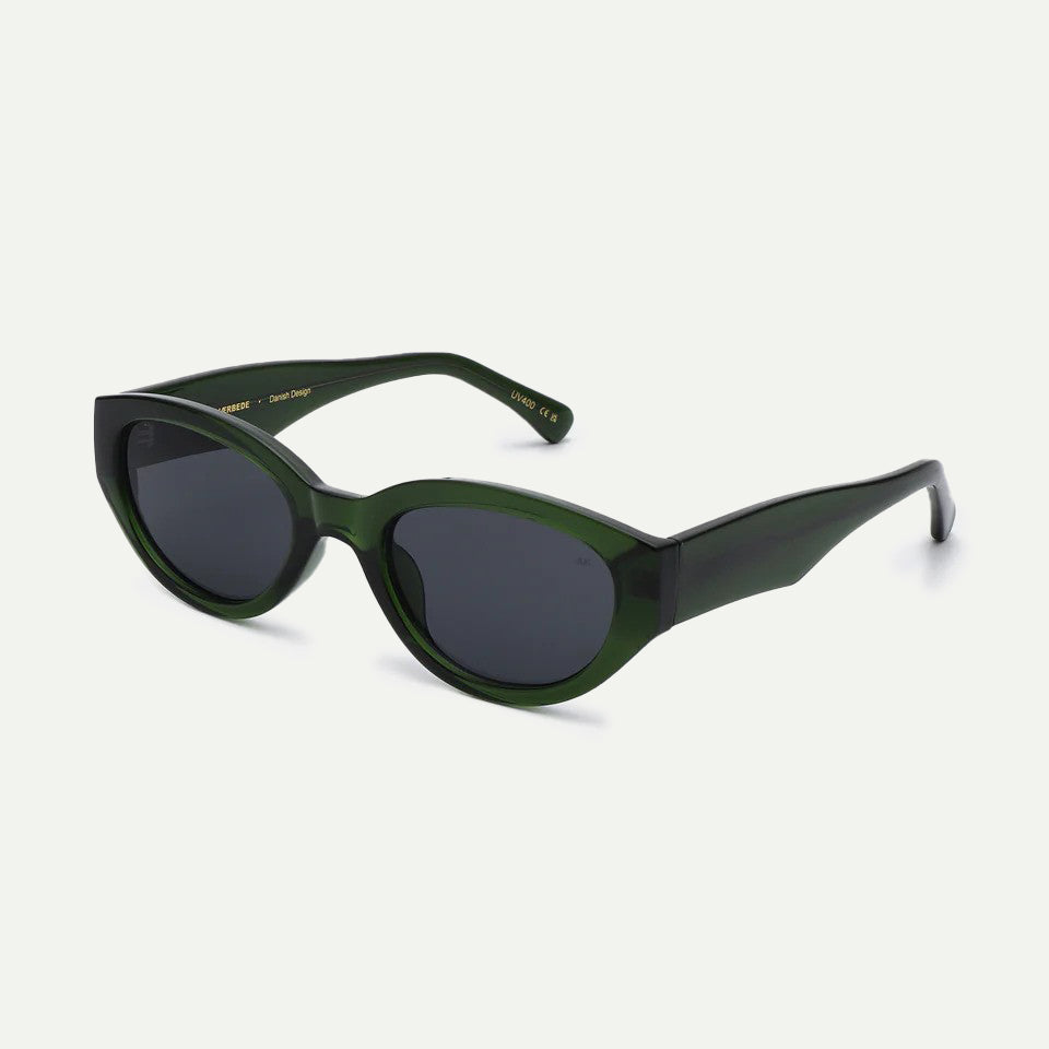 A.Kjaerbede Dark Green Transparent Winnie Sunglasses