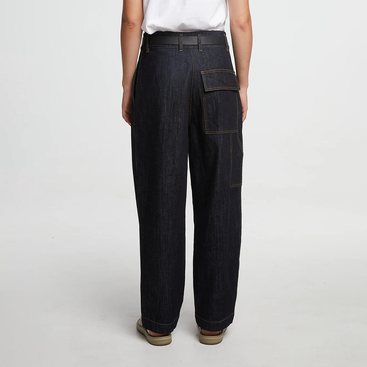 Girls of Dust Blue Denim Regenerate British Worker Pants