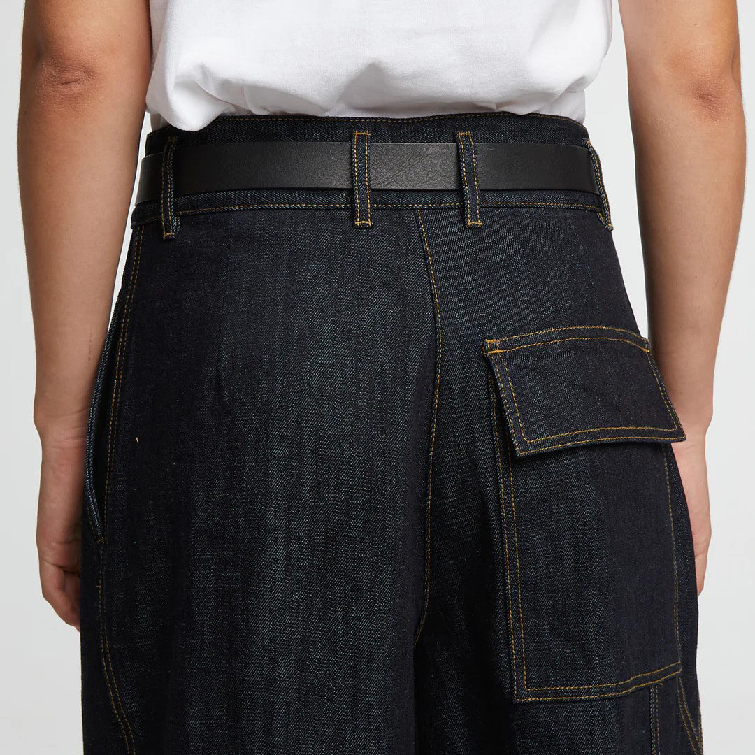 Girls of Dust Blue Denim Regenerate British Worker Pants