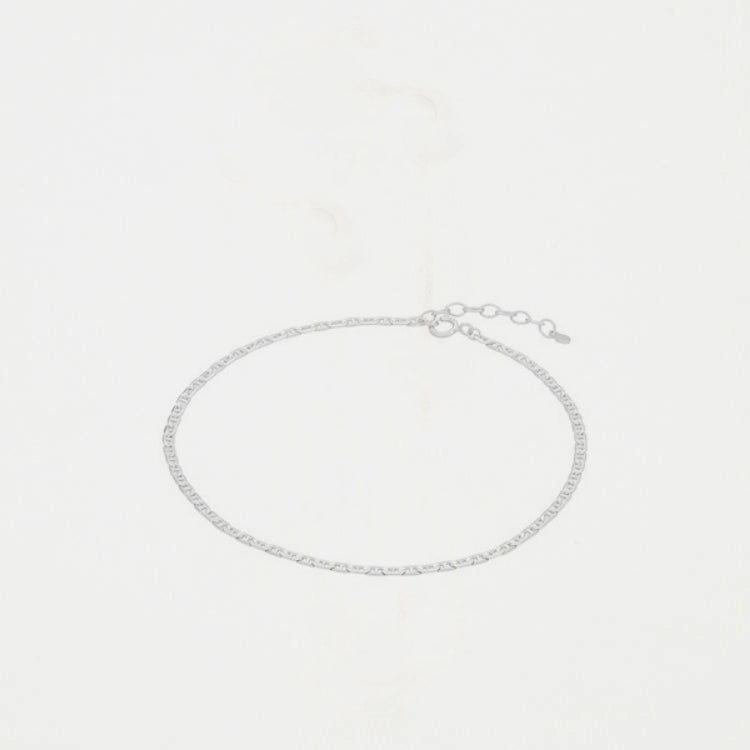Pernille Corydon Therese Silver Anklet