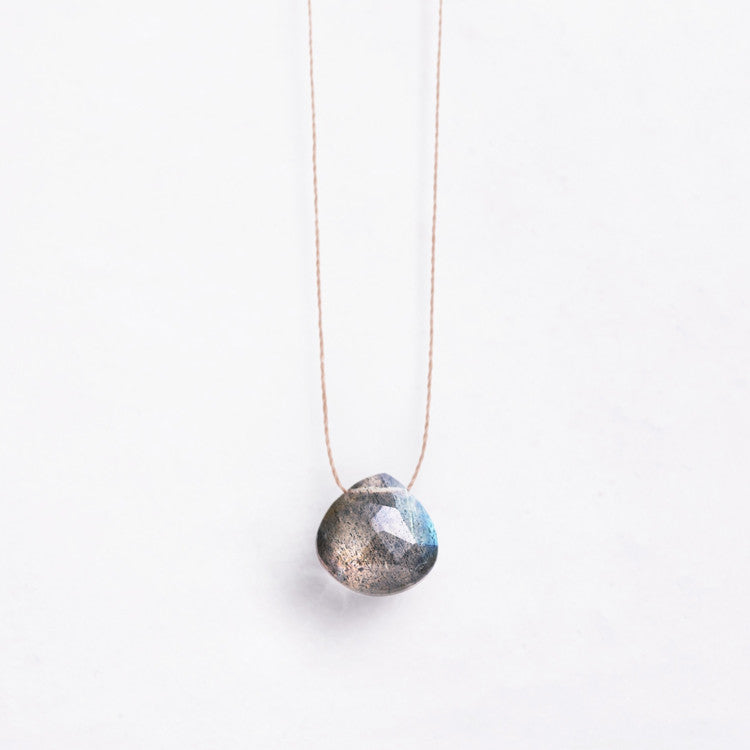 Wanderlust Life | Grey Labradorite Necklace